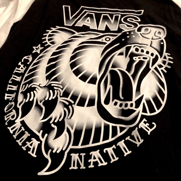 mens vans raglan